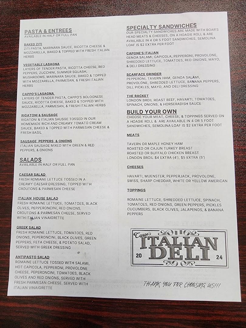 Cappo's Italian Deli